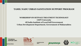 Tamil Nadu Urban Sanitation Support Program