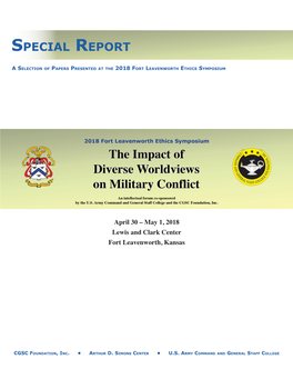 Special Report: the Impact of Diverse Worldviews on Military Conflict