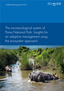 The Socioecological System of Parsa National Park: Insights for an Adaptive Management Using the Ecosystem Approach