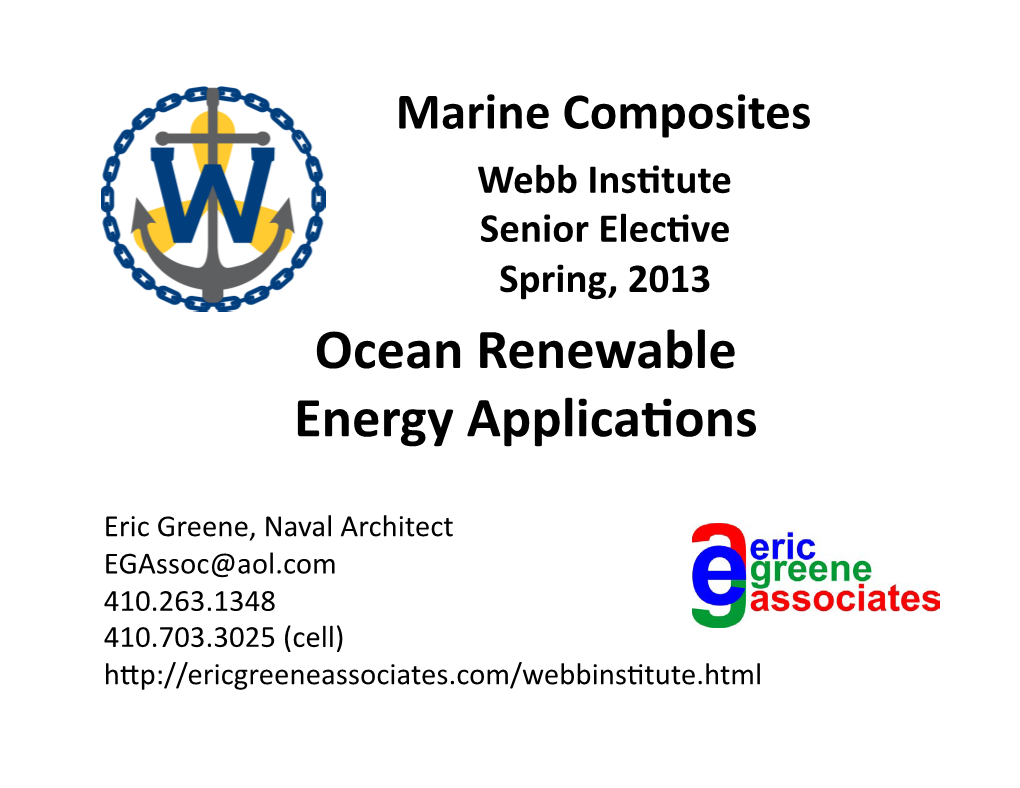Ocean Renewable Energy Applications.Pptx