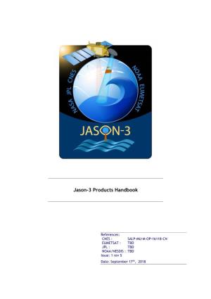 Jason-3 Products Handbook