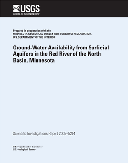 Ground-Water Availability from Surficial Aquifers in the Red River of the North Basin, Minnesota