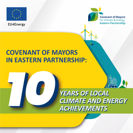 Covenant of Mayors in Eastern Partnership: Years