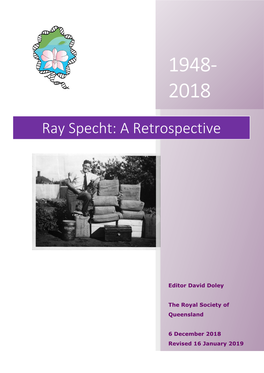 Ray Specht: a Retrospective