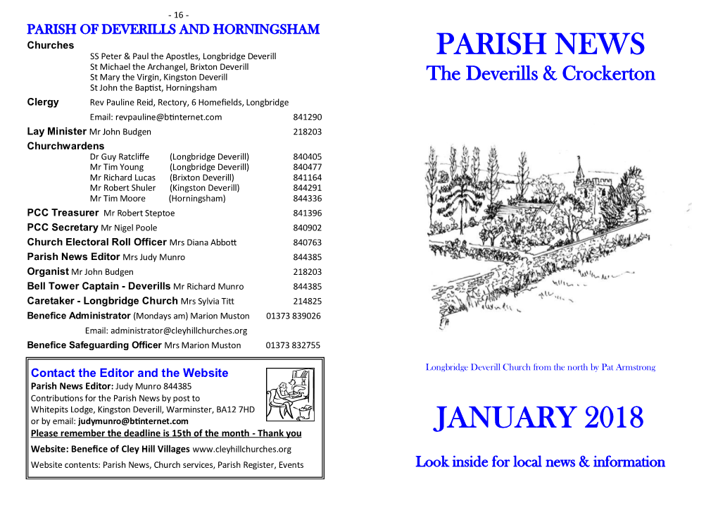 Parish News January 2018