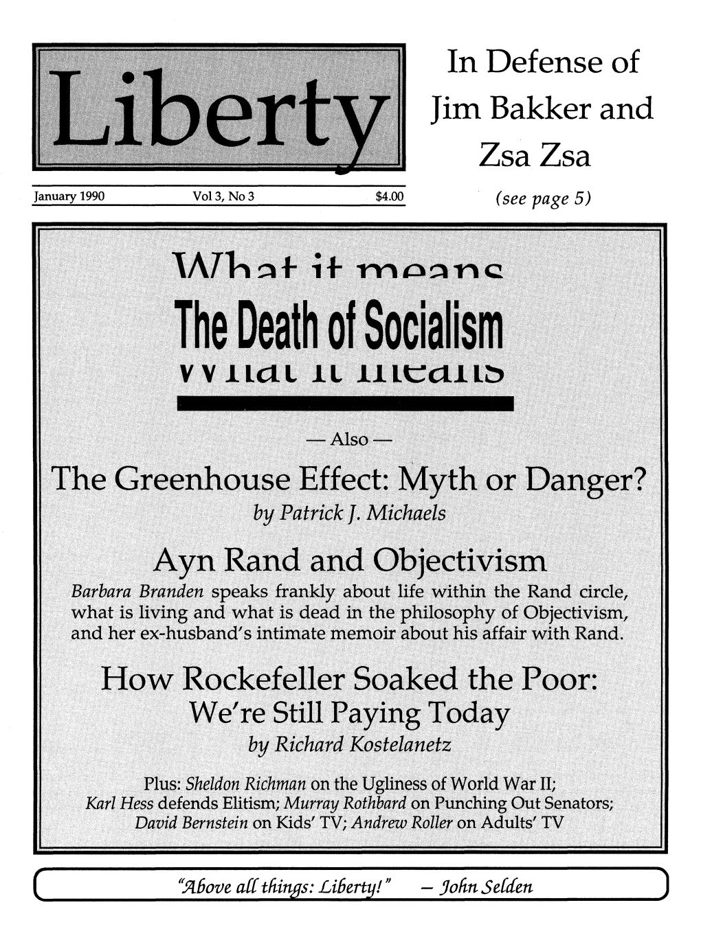 Liberty Magazine January 1990