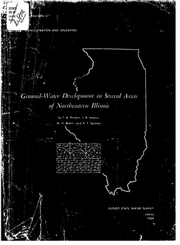 Ground-Water Development in Several Areas of Northeastern Illinois