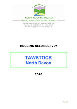 Tawstock Report 2010