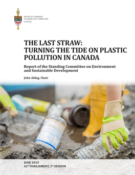 PLASTIC POLLUTION in CANADA Report of the Standing Committee on Environment and Sustainable Development