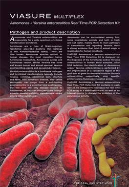 Pathogen and Product Description Aeromonas + Yersinia