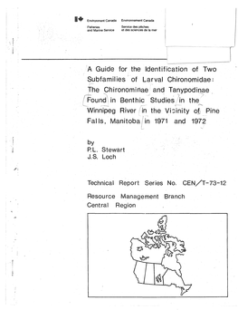 A Guide for the Identification of Two Subfamilies of Larval Chironomidae