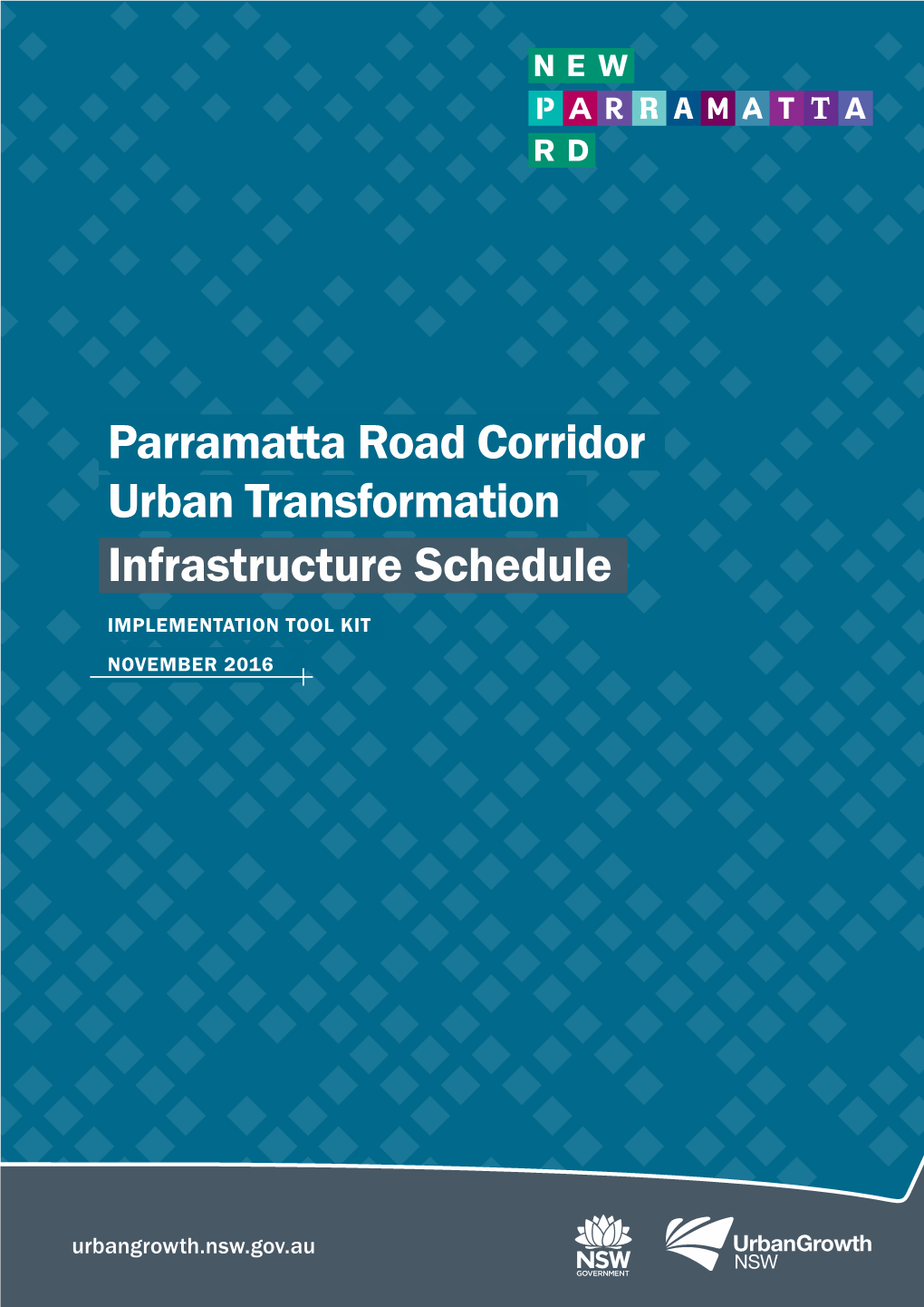 Parramatta Road Corridor Urban Transformation Infrastructure