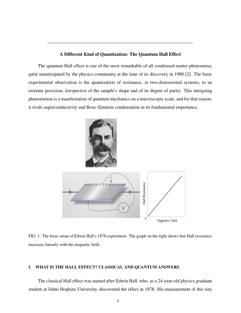 Quantum Hall Effect