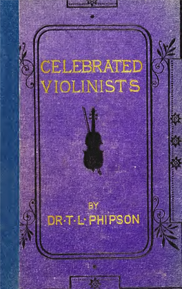 Biographical Sketches and Anecdotes of Celebrated Violinists (1877)