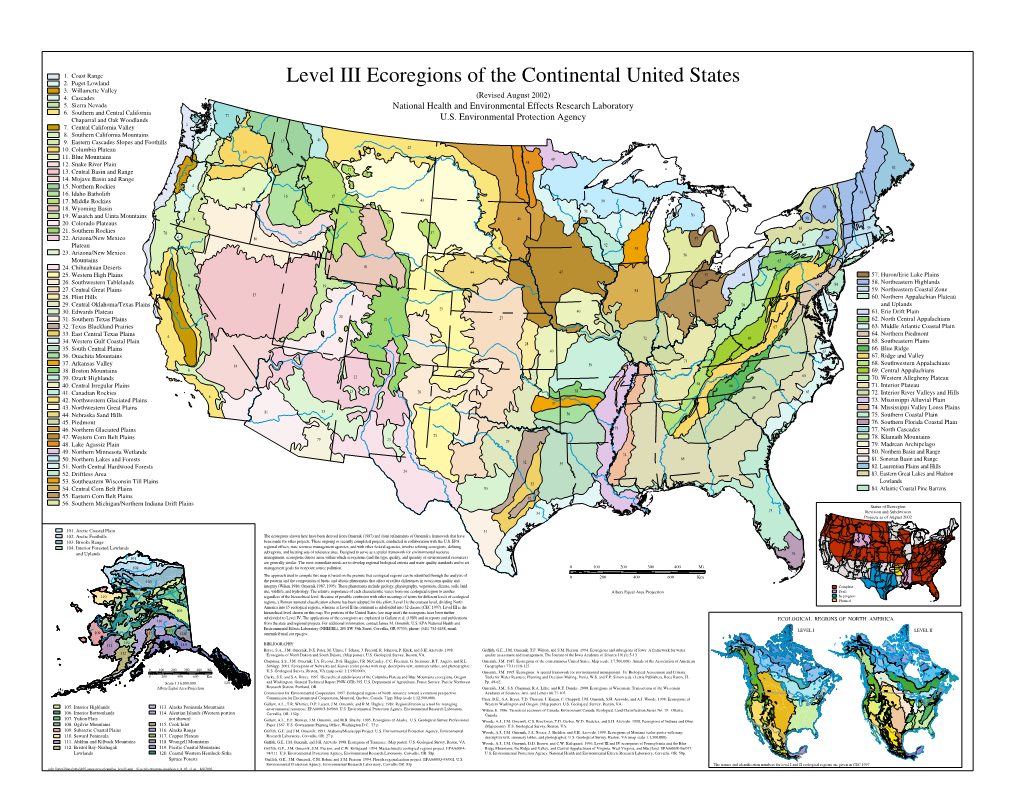 Level Iii Ecoregions Of The Continental United States 3 Docslib 5302