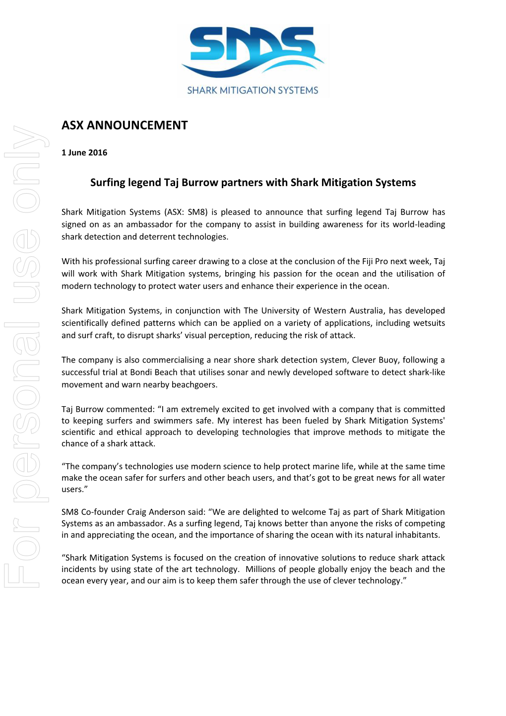 Asx Announcement