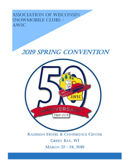 To View 2019 Convention Booklet