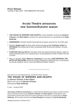 New Season Press Release