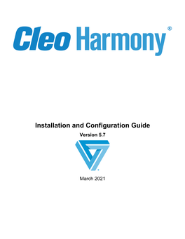 Installation and Configuration Guide Version 5.7