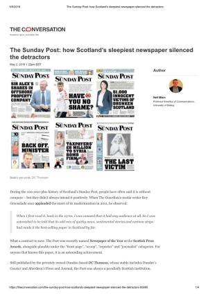 How Scotland's Sleepiest Newspaper Silenced the Detractors