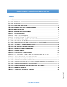 R 1 – Jurisdiction Karachi Building &Town Planning Regulations-2002