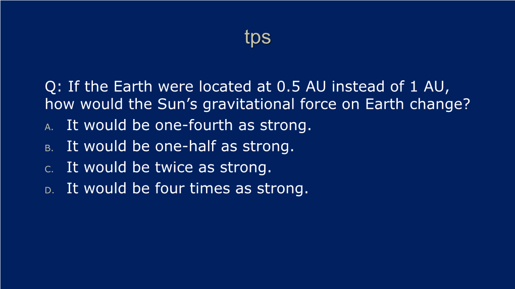 10 Newton's Laws of Motion & Gravity/Moon Tides