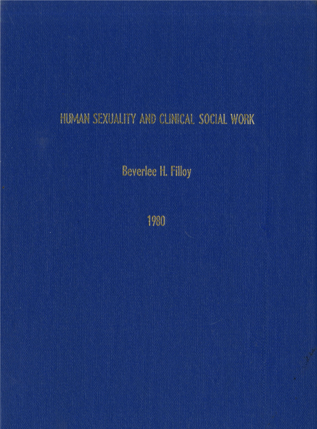 Human Sexuality and Clinical Social Work