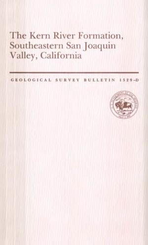 The Kern River Formation, Southeastern San Joaquin Valley, California
