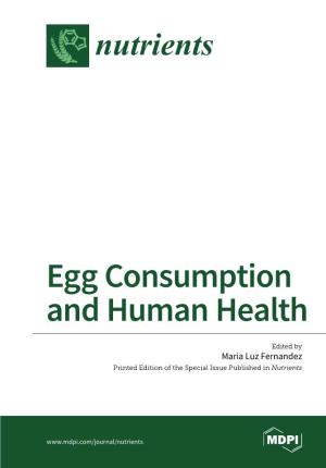 Egg Consumption and Human Health