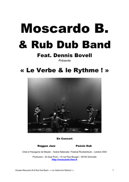 Moscardo B. & Rub Dub Band Feat