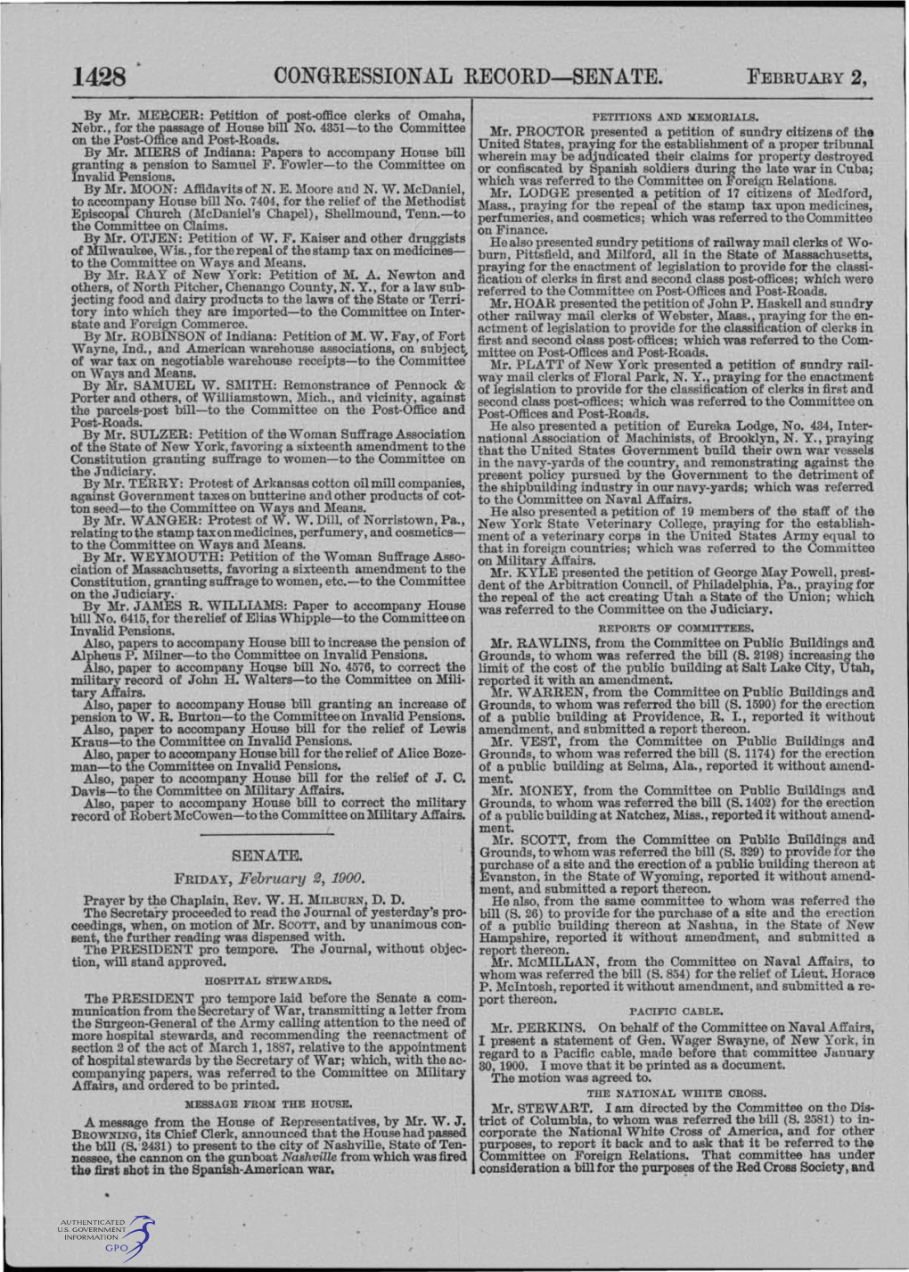 Congressional Record-Senate.· February 2