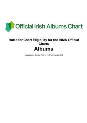 Irish Album Chart Rules