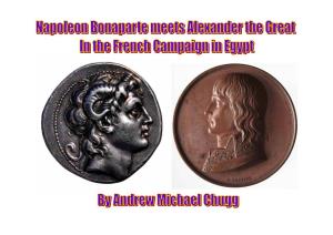 Napoleon Bonaparte Meets Alexander the Great