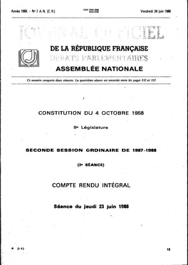 De La République Française