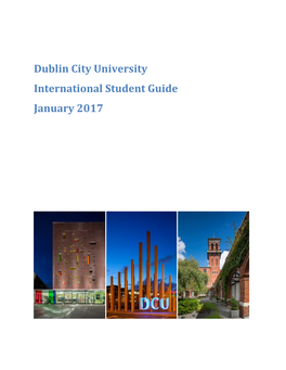 Dublin City University International Student Guide January 2017