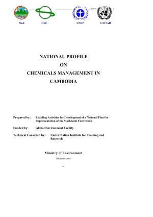 National Profile on Chemicals Management in Cambodia