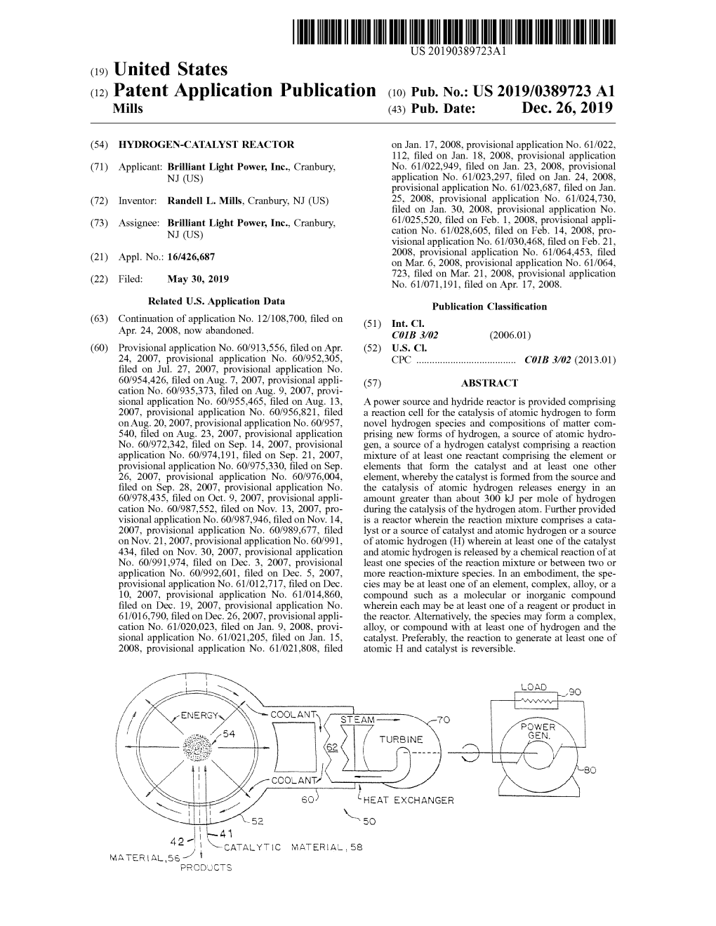 Patent Application Publication ( 10) Pub