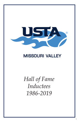 Hall of Fame Inductees 1986-2019