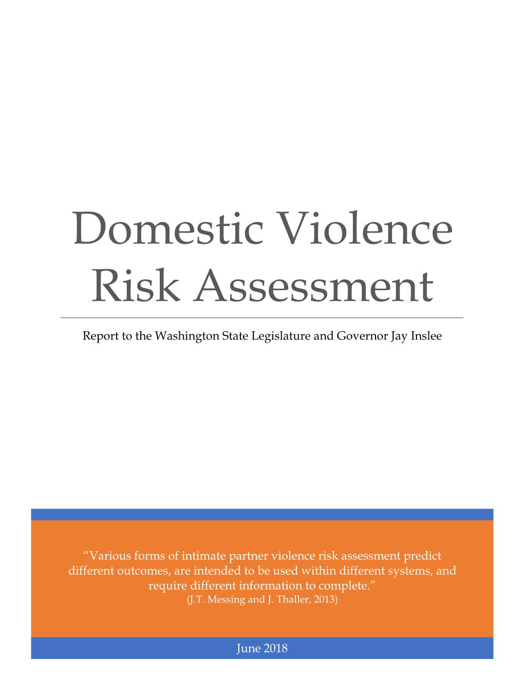 violence risk assessment research and practice