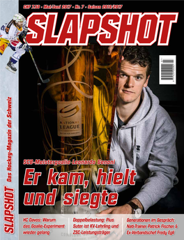 Das Hockey-Magazin Der Schweiz SCB-Meistergoalie Leonardo Genoni