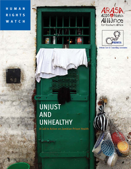 Unjust and Unhealthy a Call to Action on Zambian Prison Health 2 3