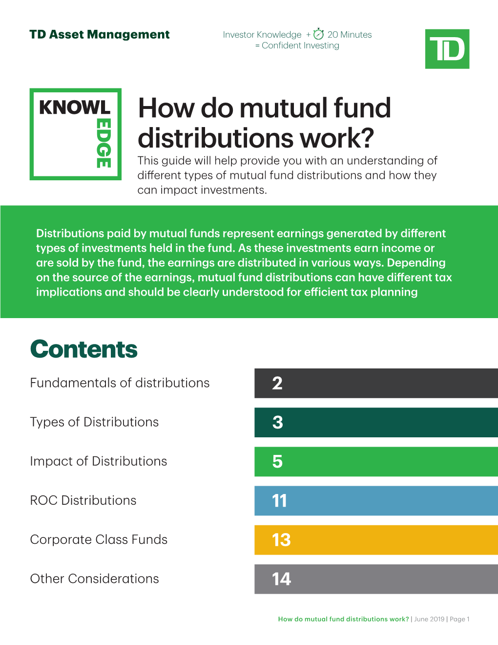 How Do Mutual Fund Distributions Work?