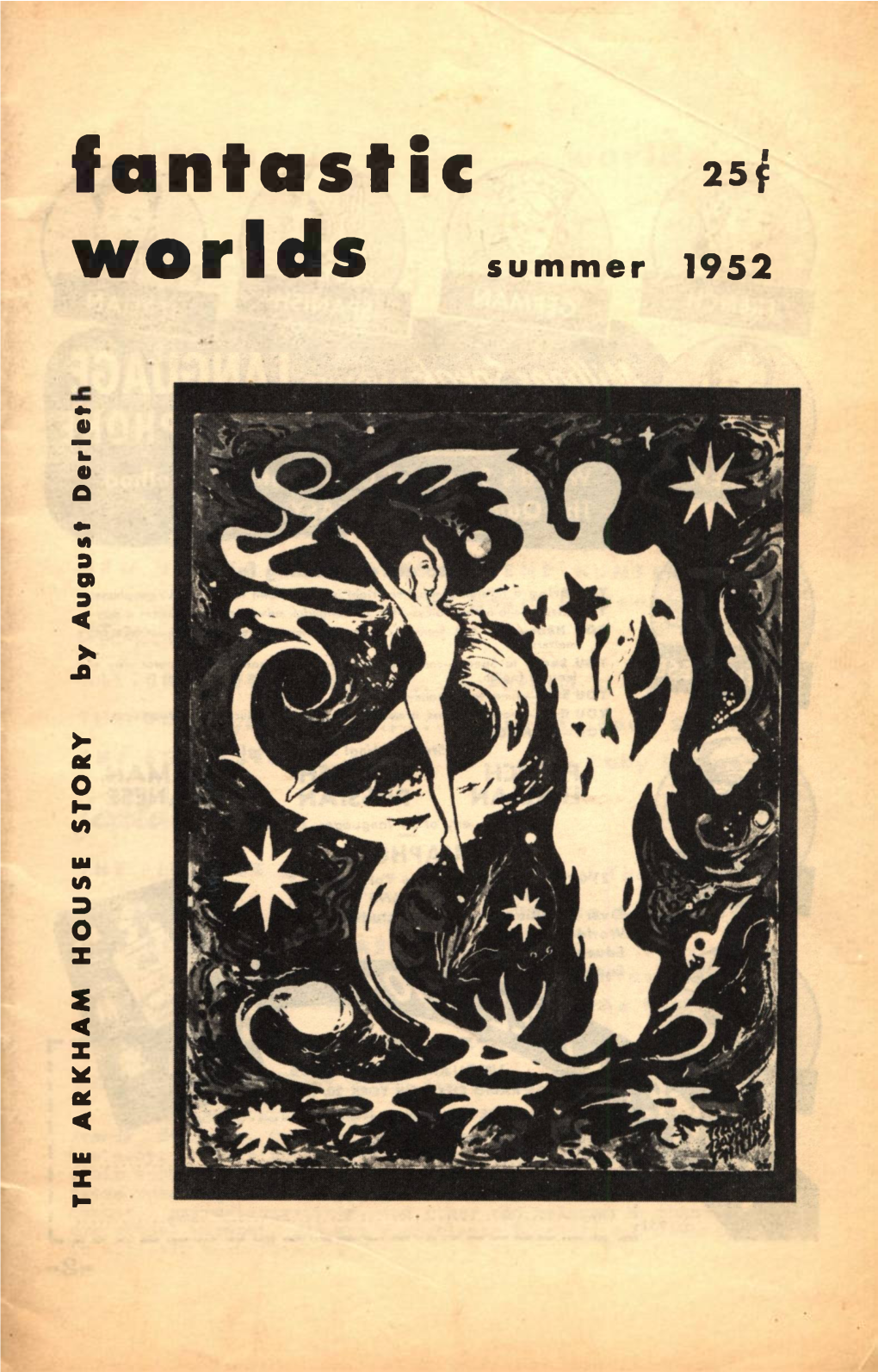 Fantastic 2Sf Worlds Summer 1952 D E Rle T