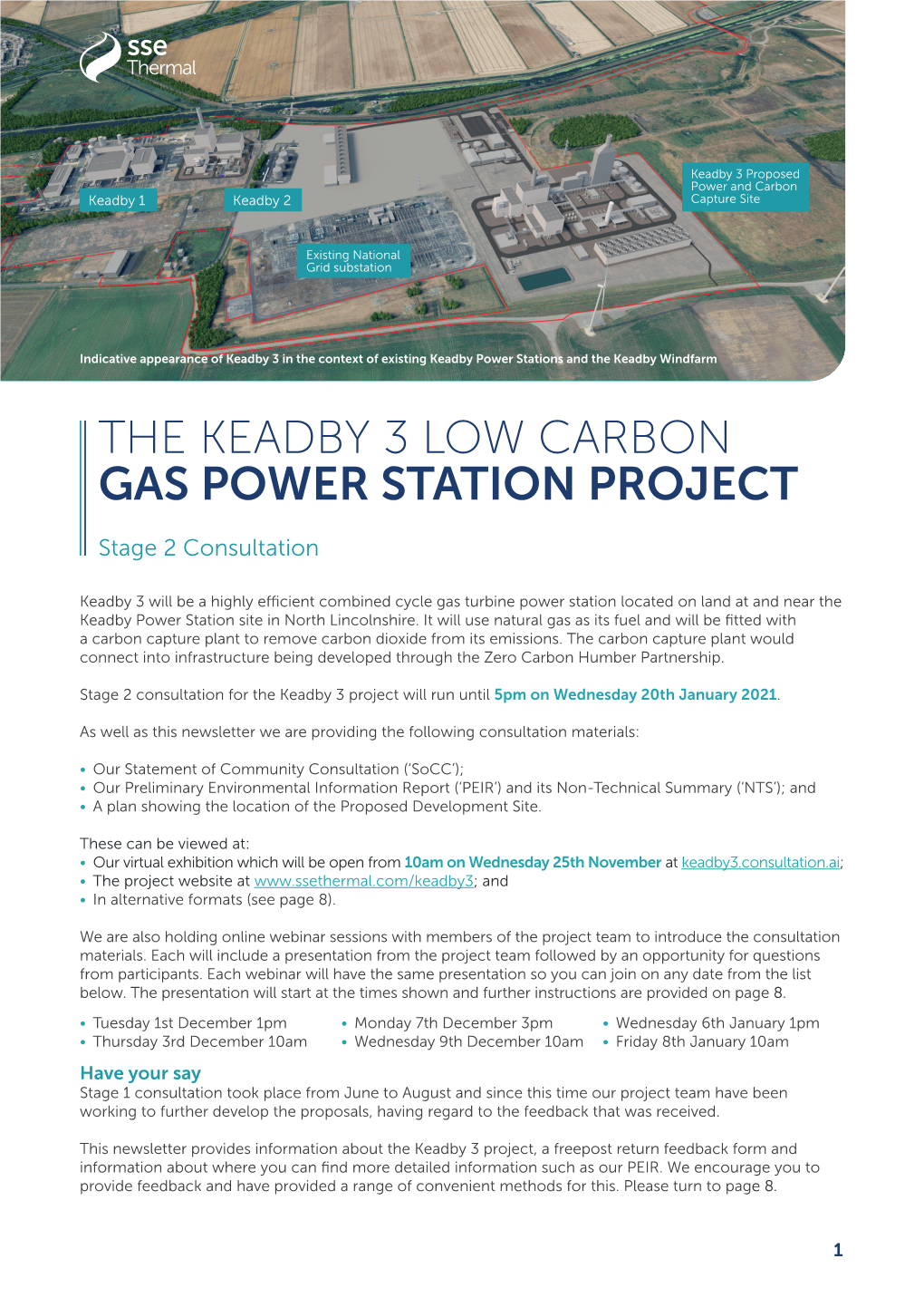 The Keadby 3 Low Carbon Gas Power Station Project