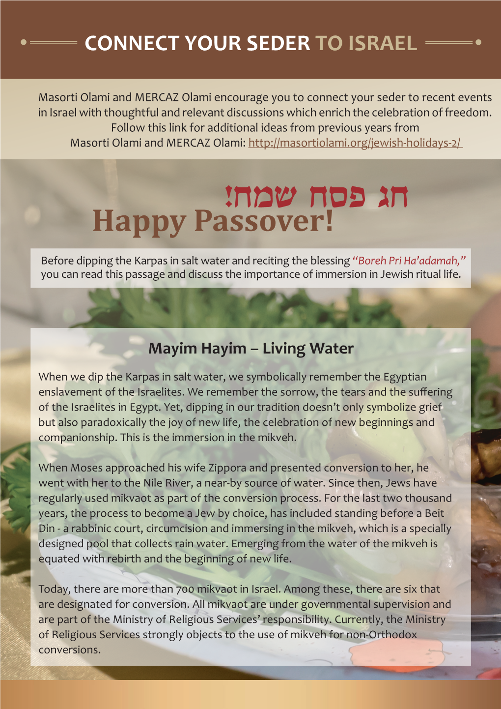 חג פסח שמח! Happy Passover!