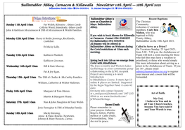 Parish Newsletter April 11, 2021