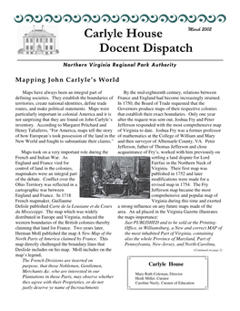 Mapping John Carlyle's World