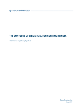 “The Contours of Crimmigration Control in India,” Global Detention