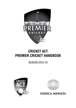 Cricket Act Premier Cricket Handbook