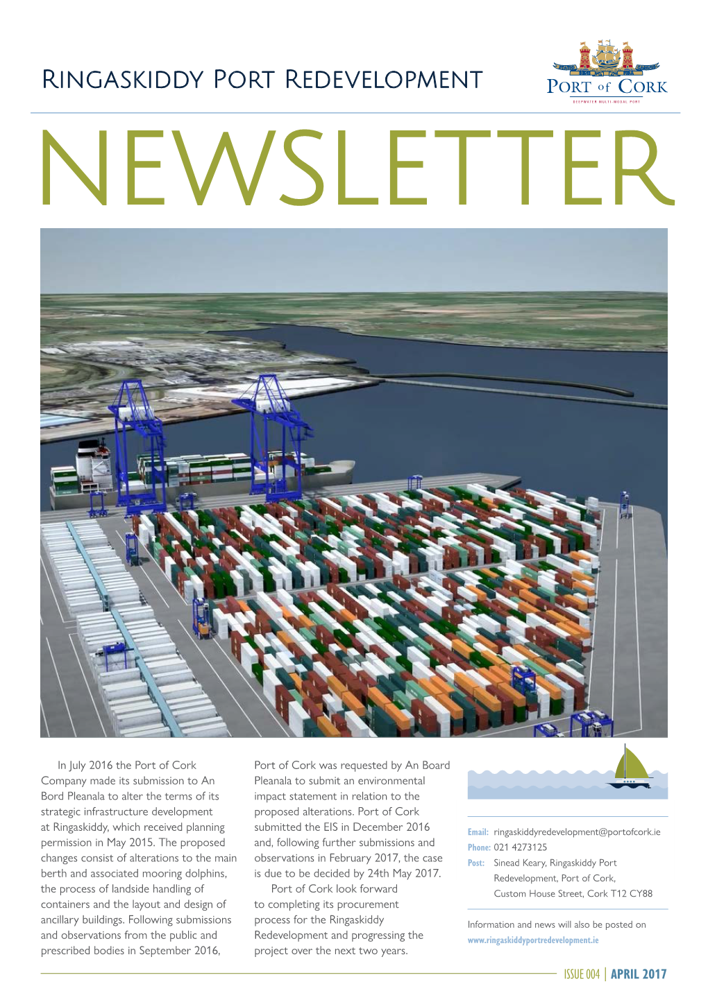 Ringaskiddy Port Redevelopment NEWSLETTER